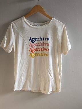 South Parade Pima Cotton Aperitivo Tshirt Size Small